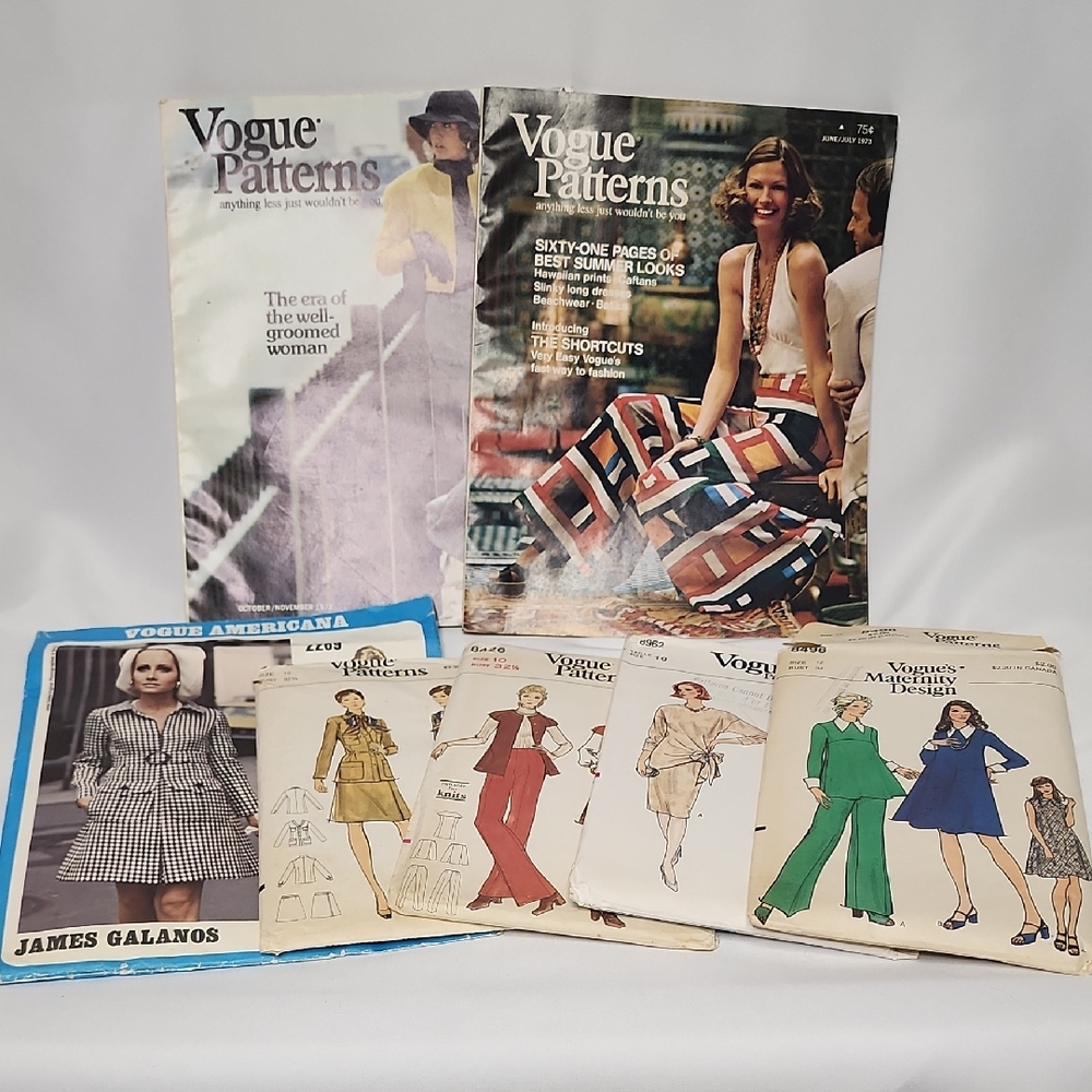 Vogue Patterns And Magazines Collection with Vibrant Designs